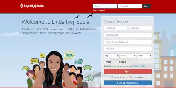 Webmasters see How to get free Backlink from Linda Ikeji Social